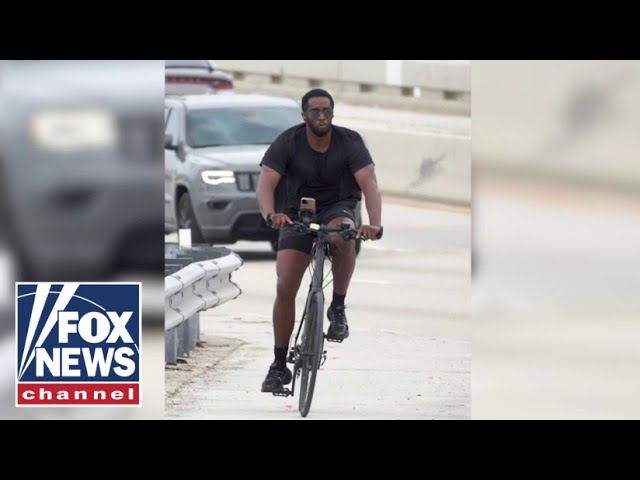 Photos show Sean 'Diddy' Combs riding his bike in Miami days after raid