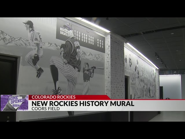 New Rockies mural highlights team's history