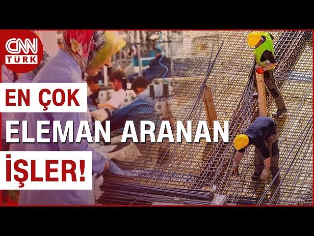 İŞKUR Açık İş Araştırması Yaptı: İşte En Fazla Açık İş Olan Sektörler! #Haber