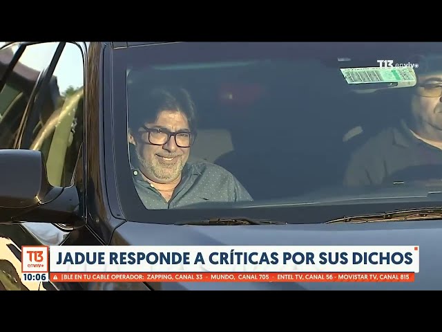 Jadue responde a Tohá: ministra le había pedido tener "prudencia"