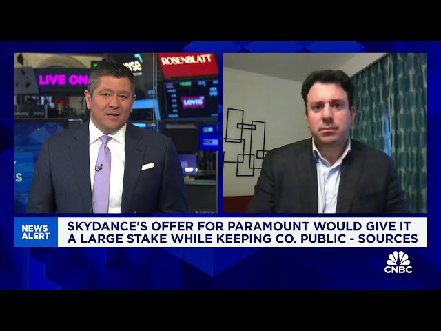 Skydance's offer for Paramount would give it a significant stake while keeping the company publ