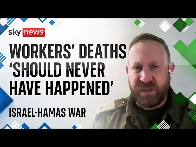 IDF: Aid workers deaths 'should never have happened'