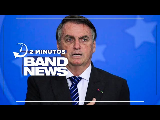 BandNews em 2 Minutos (05/04/24-Tarde) PGR tem até hoje para explicar hospedagem de Bolsonaro