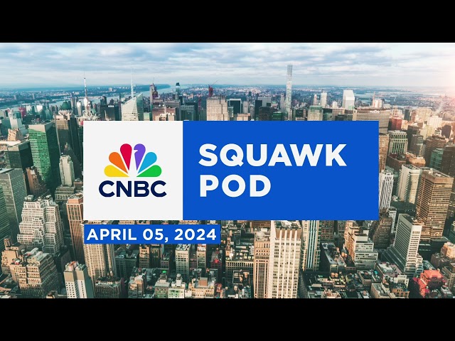 Squawk Pod: MD Gov. Wes Moore: a cataclysmic impact on the U.S. economy - 04/05/24 | Audio Only