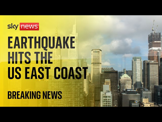 Watch live: New York skyline following 4.8 magnitude earthquake