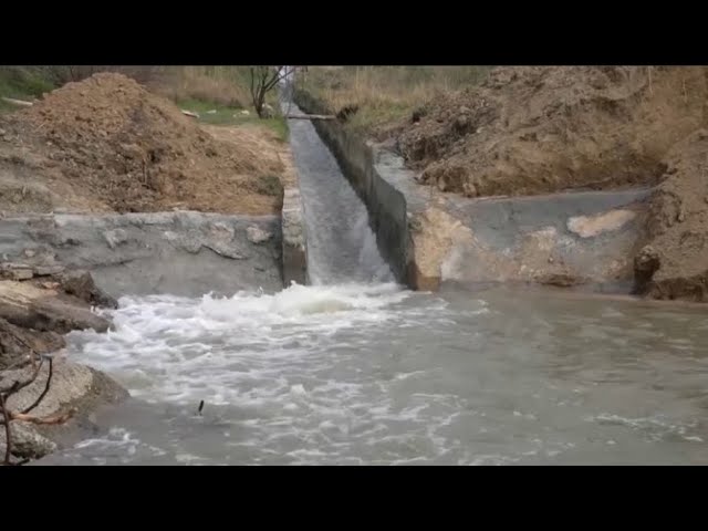 Подача воды по Северному Ташкентскому каналу возобновлена