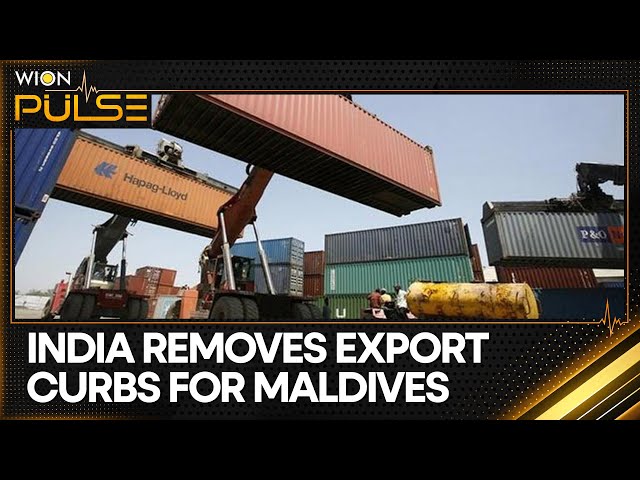 India allows export of essential goods to Maldives | WION Pulse