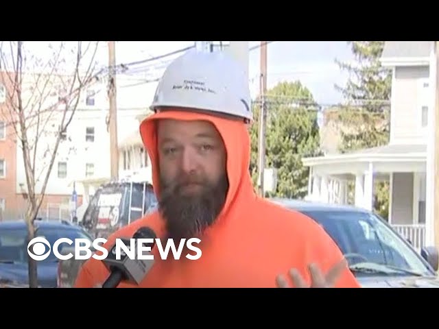 Worker at New Jersey construction site says "it was definitely a shock" when earthquake hi