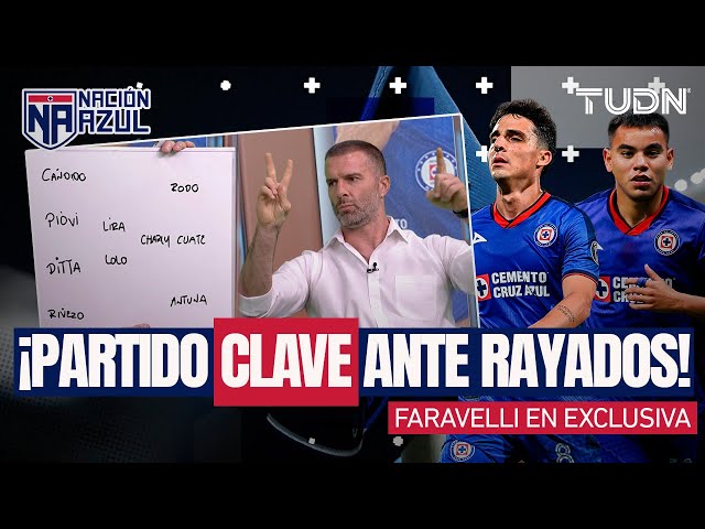  NACIÓN AZUL: ¿Para qué le ALCANZA a Cruz Azul?  'Lolo' Faravelli en EXCLUSIVA | TUDN