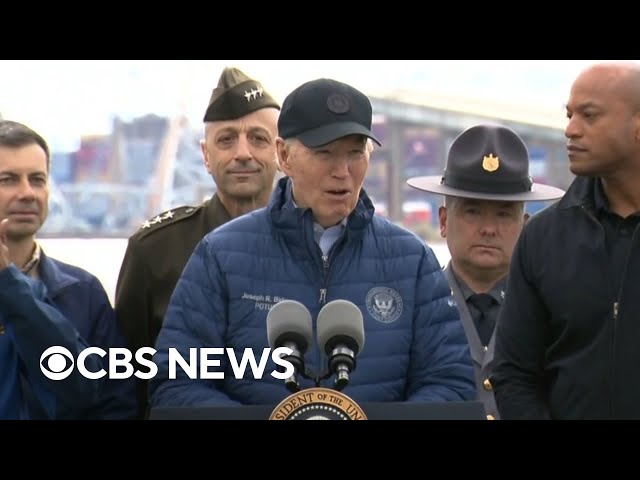 Biden vows to cover Baltimore bridge collapse recovery costs