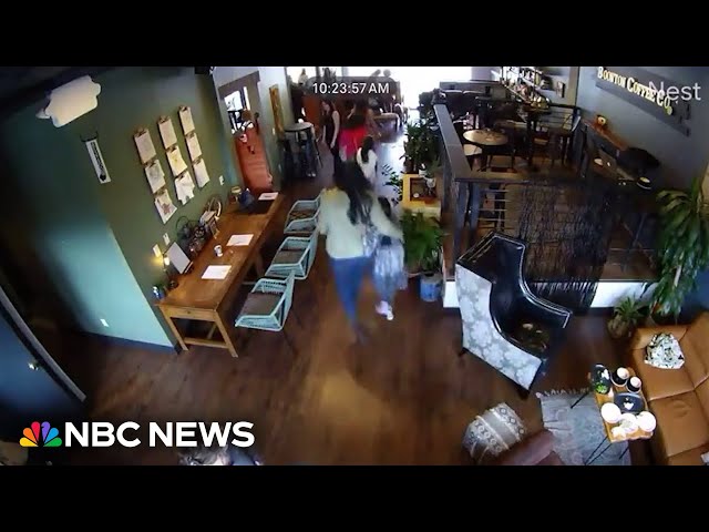 Surveillance videos capture moment earthquake shakes tri-state area