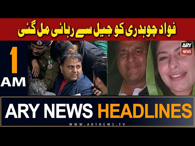 ⁣ARY News 1 AM Headlines | 6th April 2024 | Fawad Chaudhry Ko Jail Se Rihai Mil Gayi