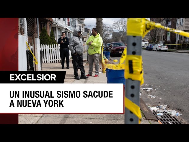 Susto en Nueva York por temblor de 4.8 de magnitud