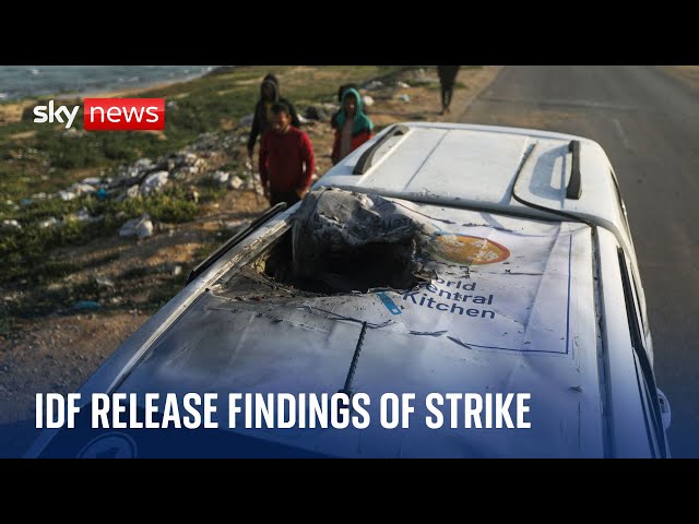 IDF releases findings of what went wrong in strike that killed aid workers | Israel-Hamas war