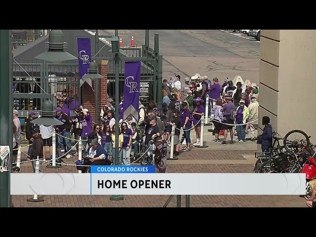 Rockies fans excited about the home opener at Coors Field