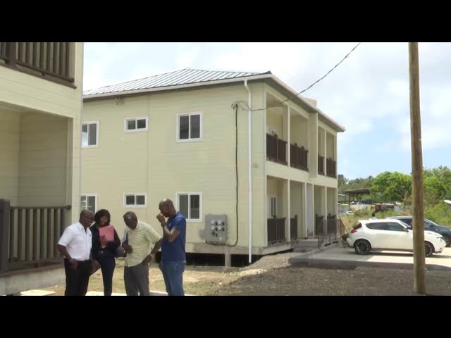 Gov't reveals 61 steel-framed houses completed