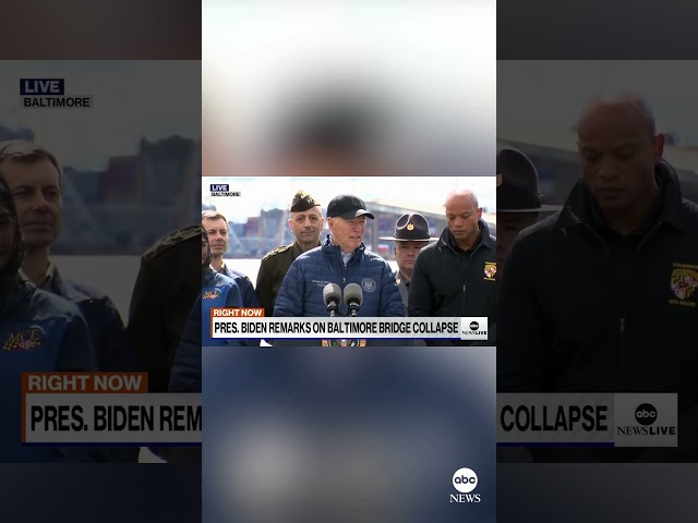 Pres. Biden remarks on Baltimore bridge collapse