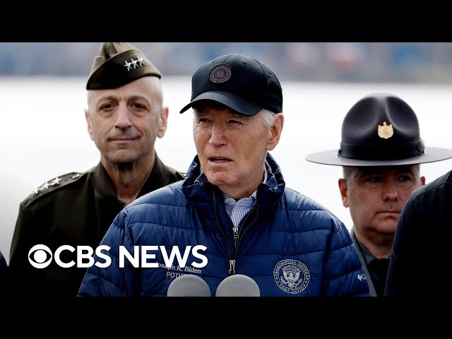 Biden speaks in Baltimore after touring bridge collapse damage | full video