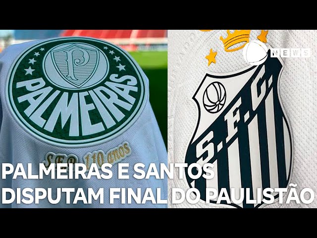 Palmeiras e Santos se enfrentam na final do Paulistão neste domingo