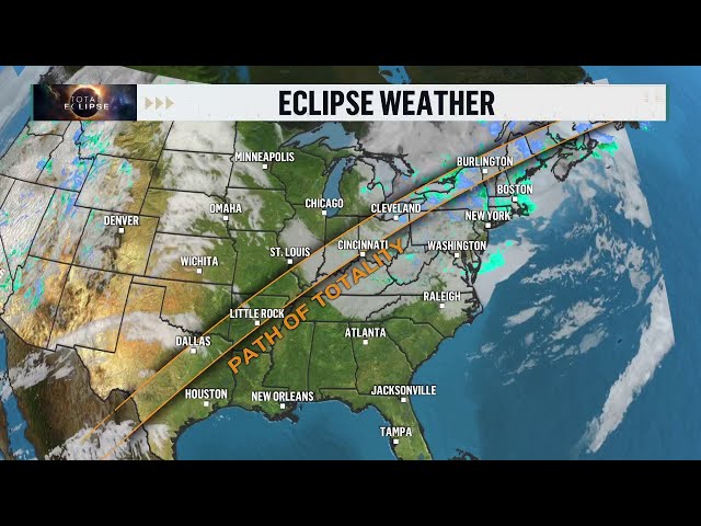 LIVE: Satellite, radar shows weather ahead of eclipse | NBC News