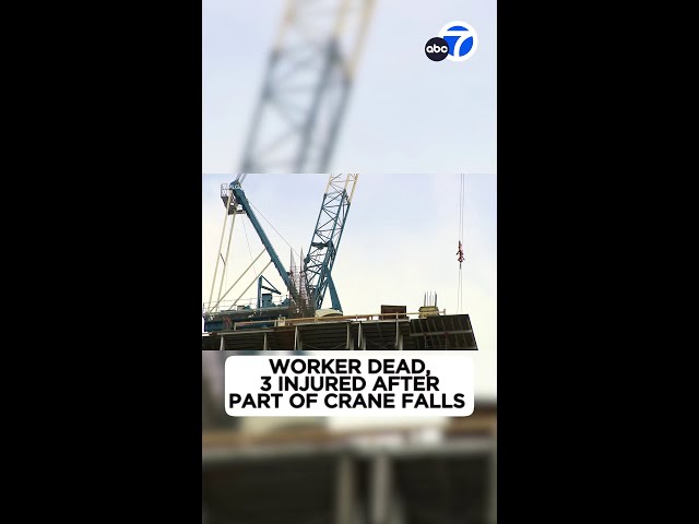 ⁣1 killed, 2 hospitalized after construction crane section falls in FL