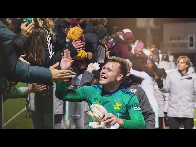 Catching up Detroit City FC goalkeeper Nate Steinwascher