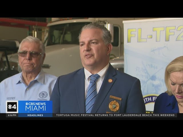 Officials tour of Florida's Urban Search and Rescue Task Force 2 training center