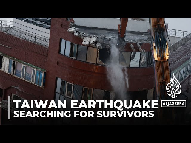 Taiwan earthquake: Rescue teams search for survivors