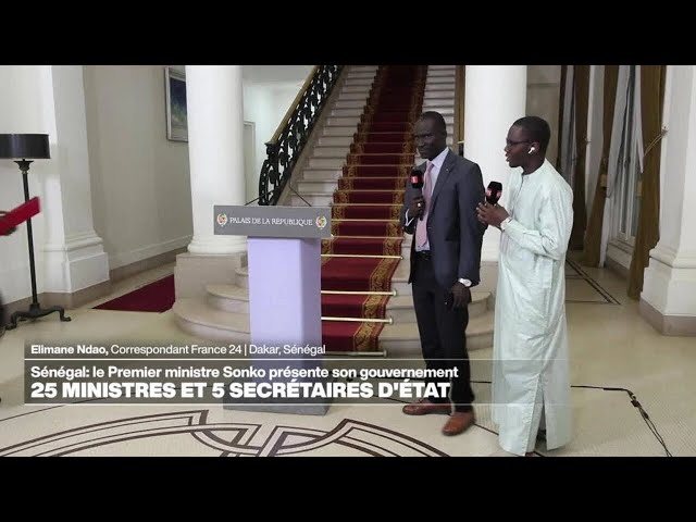 Au Sénégal, un gouvernement mêlant cadres du Pastef et nouveaux profils • FRANCE 24