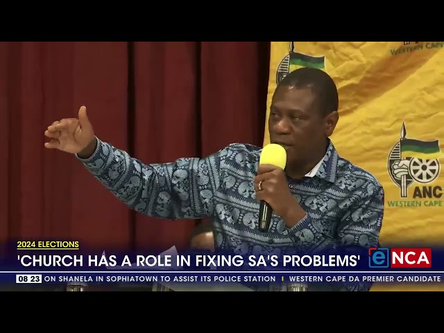 'Church has a role in fixing SA's problems' - Mashatile