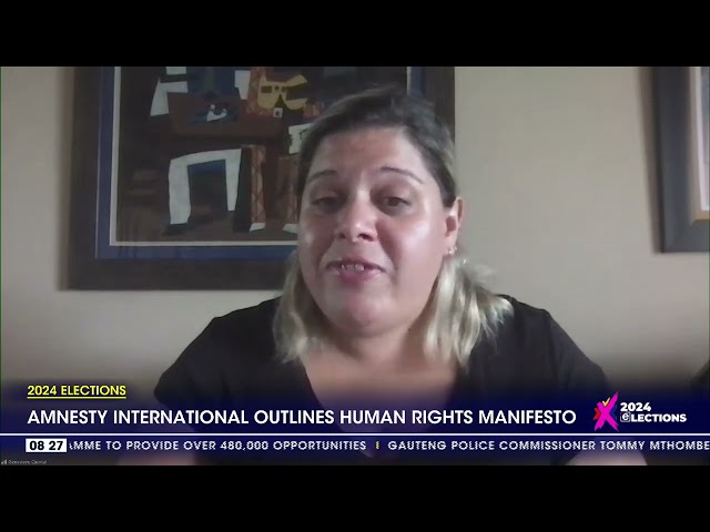 Amnesty International outlines Human Rights manifesto