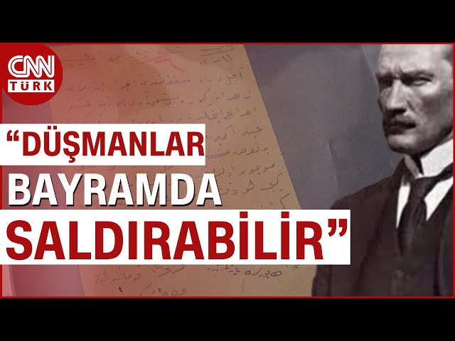 Atatürk'ün 109 Yıl Önce Yazdığı O Efsane Emir! #Haber