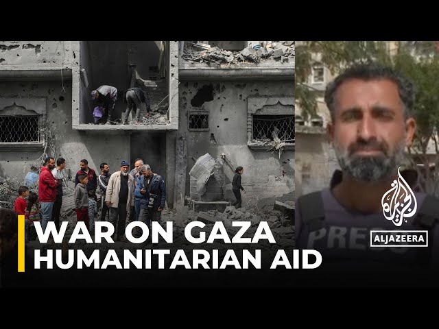 Attacks across Gaza obstructing humanitarian aid