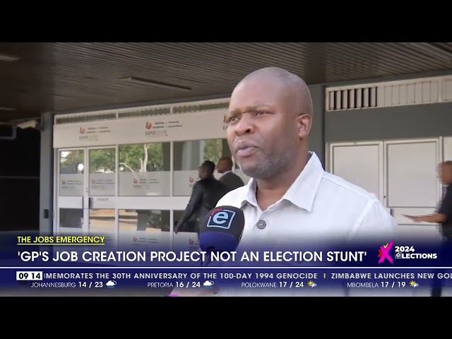 'GP's job creation project not an election stunt'