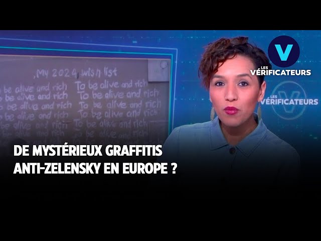 De mystérieux graffitis anti Zelensky en Europe ?