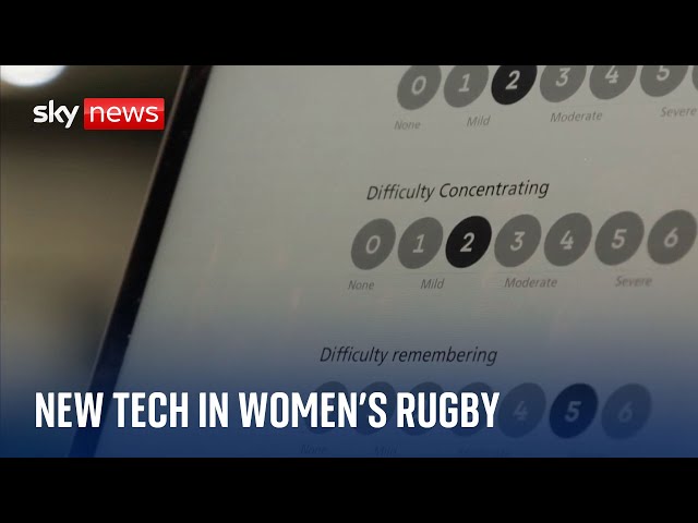 New tech aims to help women rugby players track their menstrual cycles and identify concussions