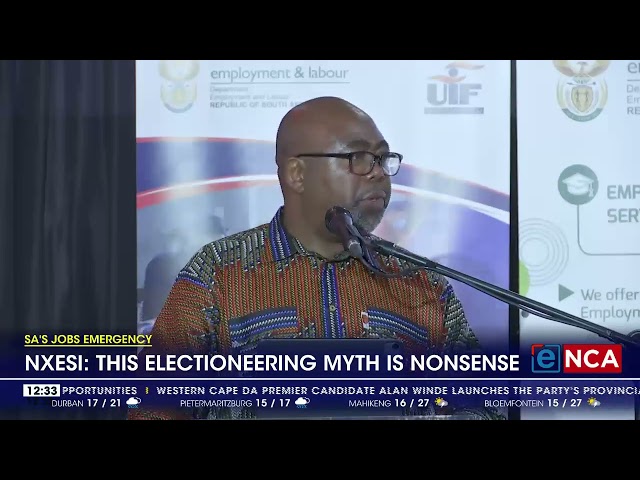 The electioneering myth is nonsense - Nxesi