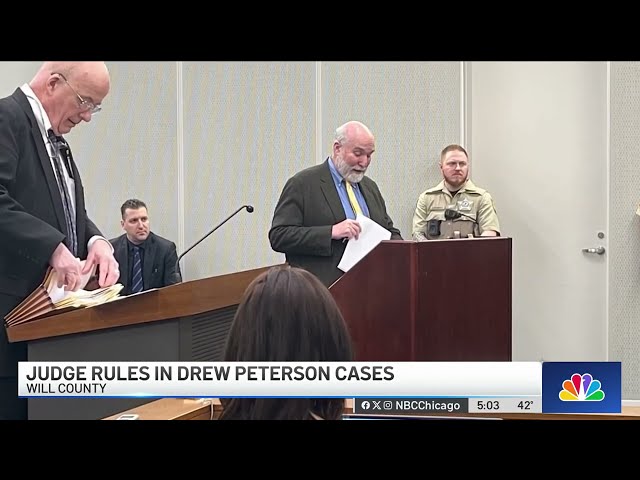 Drew Peterson's request for new trial denied by judge