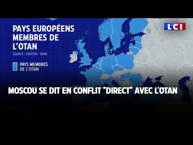 Moscou se dit en conflit "direct" avec l'OTAN