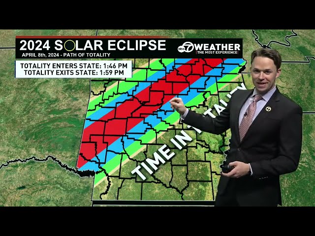 Solar eclipse details for Arkansas