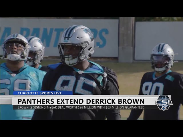 ⁣Panthers star DE Derrick Brown signs massive extension