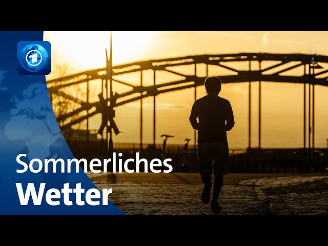 Sommerliches Wetter in weiten Teilen Deutschlands