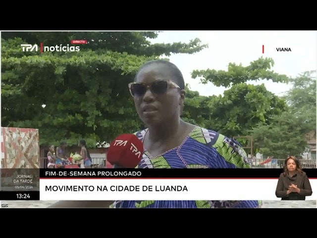 Fim-de-semana prolongado: Movimento na cidade de Luanda