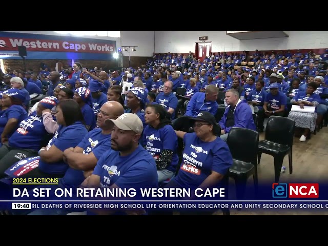 DA set on retaining Western Cape