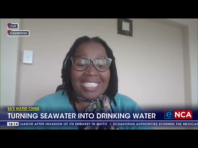 SA's water crisis | Turning seawater into drinking water