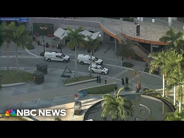 Shooting at outdoor Miami mall leaves two dead and seven injured