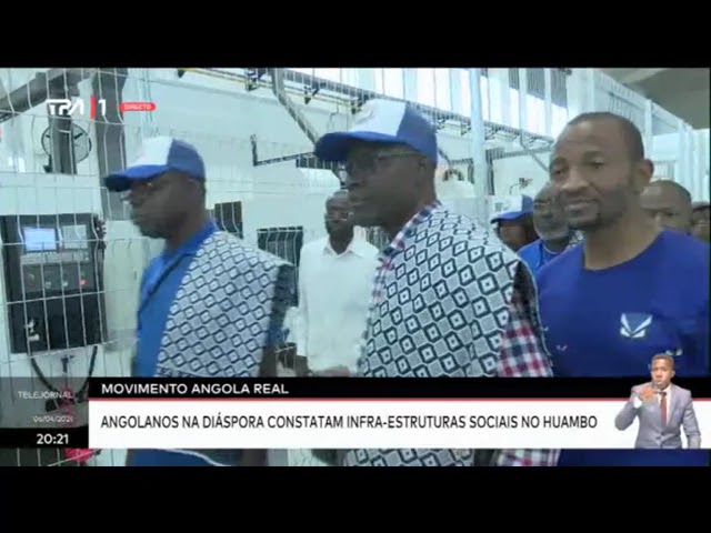 ⁣Movimento Angola real - Angolanos na diápora consta infra-estruturas sociais no Huambo