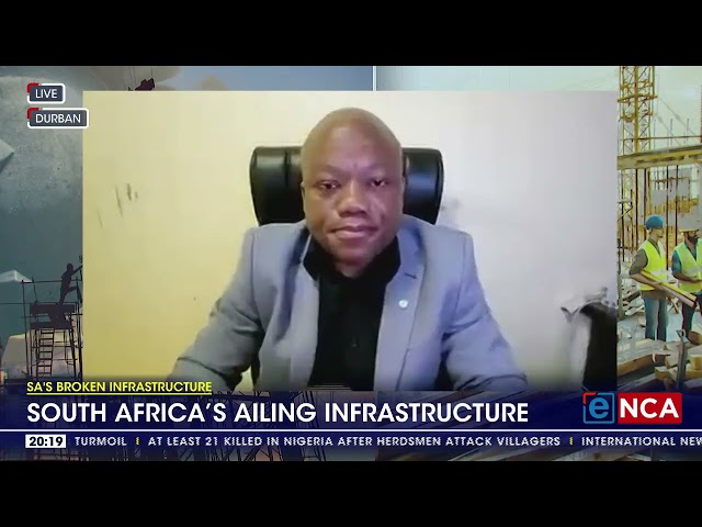 South Africa's ailing infrastructure system