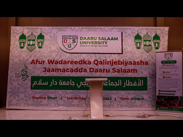 Ardaydii ka qalin jabisay Jaamacadda Daaru-Salaam oo Muqdisho ku yeeshay kulan Afur wadareed ah.