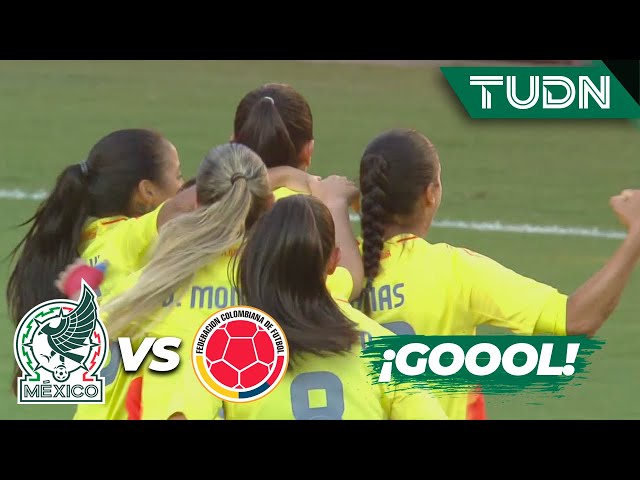 ¡Pero qué golazo de Catalina Usme! | México 0-1 Colombia | Amistoso Femenil Internacional | TUDN